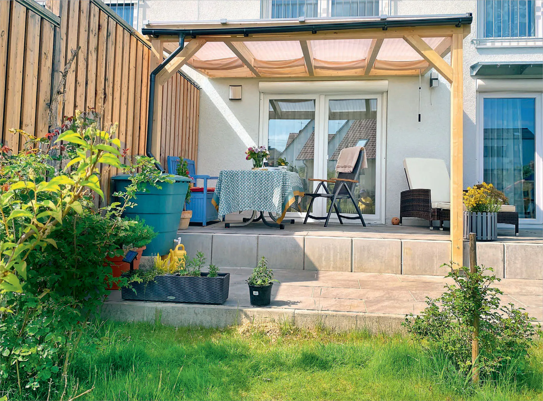 Overd kket Terrasse Til Den Lille Have Goerdetselv dk Overd kket Terrasse Til Den Lille Have Goerdetselv dk